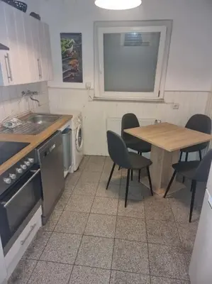 Küche/Küchenzeile in der Unterkunft Monteurwohnung in Marl - Kamp 13 - EGL