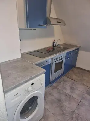 Küche/Küchenzeile in der Unterkunft Monteurwohnung in Marl - Kamp 13 - 2OGM