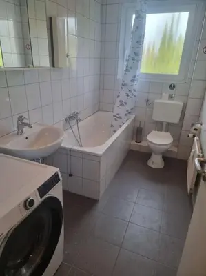 Ein Badezimmer in der Unterkunft Monteurwohnung in Marl - Kamp 13 - 1OGM