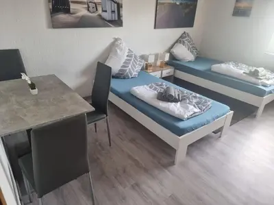 Ein Sitzbereich in der Unterkunft Monteurwohnung in Marl - Kamp 13 - 1OGL