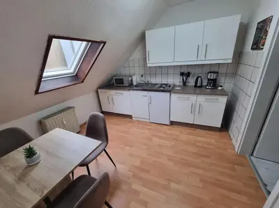 Küche/Küchenzeile in der Unterkunft Monteurunterkunft Nähe CentrO Oberhausen - DGL