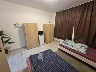 Ein Bett oder Betten in einem Zimmer der Unterkunft Monteurunterkunft Nähe CentrO Oberhausen - 2OGL