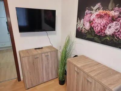 TV/Unterhaltungsangebot in der Unterkunft Monteurunterkunft Nähe CentrO - 2OGR