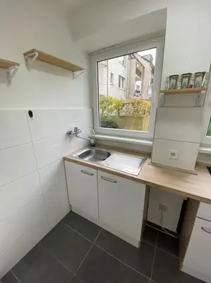 Küche/Küchenzeile in der Unterkunft Moderne Wohnung in Toplage