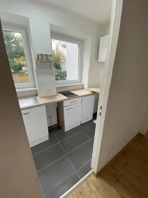 Küche/Küchenzeile in der Unterkunft Moderne Wohnung in Toplage