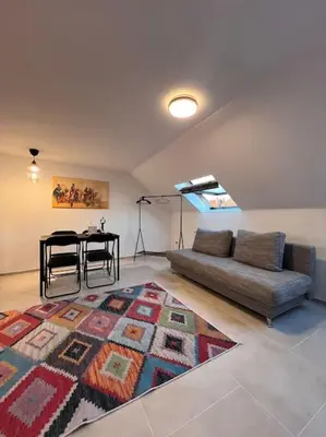 Ein Sitzbereich in der Unterkunft City Apartment - Business&Uni - FREE WIFI