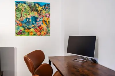 TV/Unterhaltungsangebot in der Unterkunft JAKSE-Apartments - Urban Jungle - top Lage & flexibler Checkin