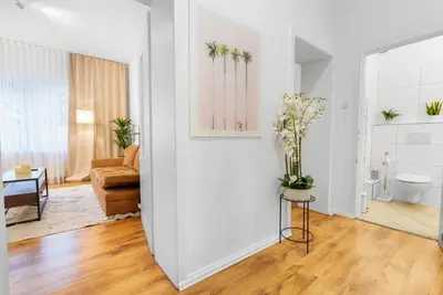 Ein Badezimmer in der Unterkunft JAKSE-Apartments - Urban Jungle - top Lage & flexibler Checkin