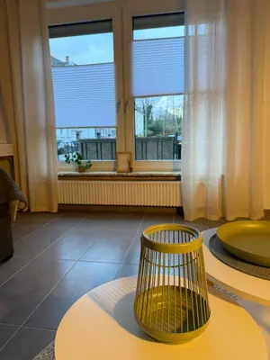 Ein Sitzbereich in der Unterkunft Komfort-Apartment für Geschäfts- & Städtereisen