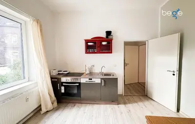 Küche/Küchenzeile in der Unterkunft BEGE APARTMENTS SmartWork Lodge