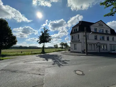 Das Gebäude in dem sich die Ferienwohnung befindet