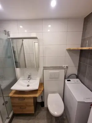Ein Badezimmer in der Unterkunft Zentral Apart Herdecke