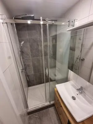 Ein Badezimmer in der Unterkunft Zentral Apart Herdecke