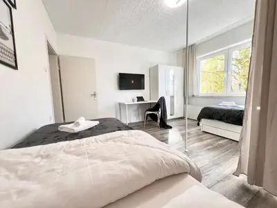 TV/Unterhaltungsangebot in der Unterkunft PrimeTime Suite für 4 mit Küche, WIFI und Parkplatz