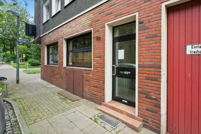 Das Gebäude in dem sich die Ferienwohnung befindet