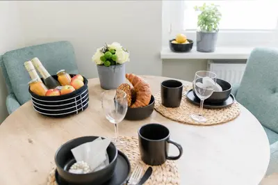 Essen in der Ferienwohnung oder in der Nähe