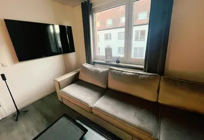 TV/Unterhaltungsangebot in der Unterkunft Wohngut City Appartement 4 für 1-4 Personen inklusive Parkplatz