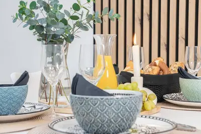 Essen in der Ferienwohnung oder in der Nähe