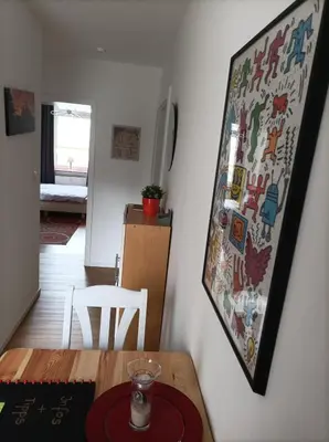 Grundriss der Unterkunft Frisch renovierte Ferienwohnung Abendrot für 2 Personen, zentral gelegen