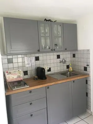 Küche/Küchenzeile in der Unterkunft Atrium