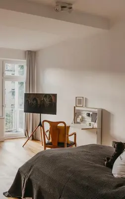 TV/Unterhaltungsangebot in der Unterkunft Freytag im Uni-Viertel