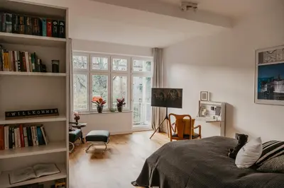 TV/Unterhaltungsangebot in der Unterkunft Freytag im Uni-Viertel
