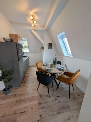 Küche/Küchenzeile in der Unterkunft Villa Baumhaus Apartments