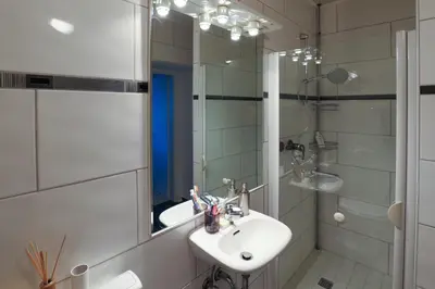Ein Badezimmer in der Unterkunft Central Messe Airport DUS Apartment with Terrace