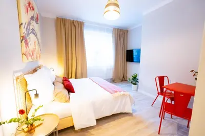 Ein Bett oder Betten in einem Zimmer der Unterkunft BetterBeds Essen