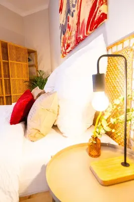 Ein Bett oder Betten in einem Zimmer der Unterkunft BetterBeds Essen