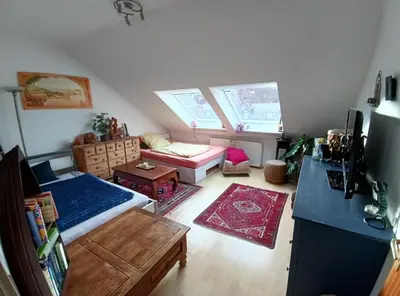 Ein Sitzbereich in der Unterkunft Welcome Home