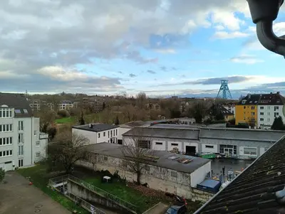 Das Gebäude in dem sich die Ferienwohnung befindet