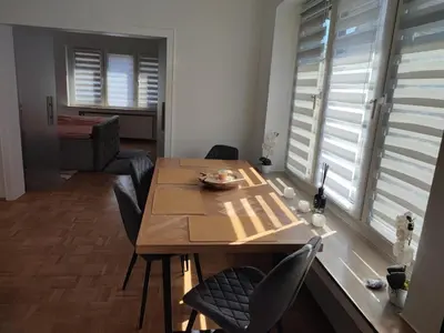 Grundriss der Unterkunft Rene Deluxe Apartament 2 Zimmer in einer WG mit Gemeinschaftsküche