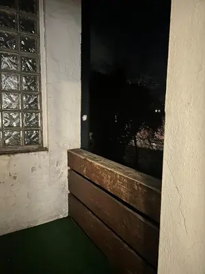 Ein Balkon oder eine Terrasse in der Unterkunft Apartment in Hagen