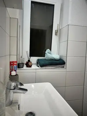 Ein Badezimmer in der Unterkunft Apartment in Hagen