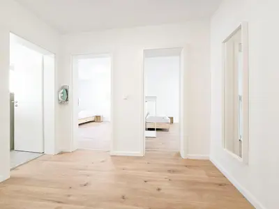 Grundriss der Unterkunft Tolstov Apartments - Monteurwohnungen mit 3 Zimmern , Balkon und Parkplatz