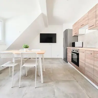 Tolstov Apartments - Monteurwohnung mit 3 Zimmern - Dachgeschoss - Parkplatz