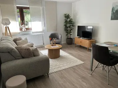 TV/Unterhaltungsangebot in der Unterkunft Ferienwohnung mit Infrarotsauna
