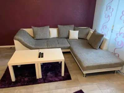 Ein Sitzbereich in der Unterkunft Apartment in Marl