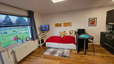 Küche/Küchenzeile in der Unterkunft Studioappartement in ruhiger Umgebung in Witten mit perfekter Anbindung zur Ruhruni