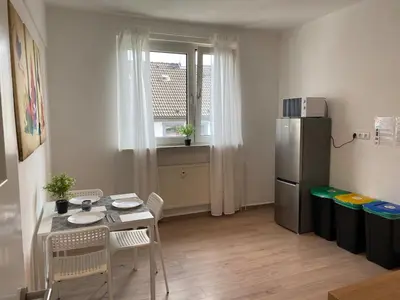 Küche/Küchenzeile in der Unterkunft Worker Space Gelsenkirchen