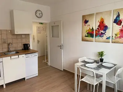 Küche/Küchenzeile in der Unterkunft Worker Space Gelsenkirchen