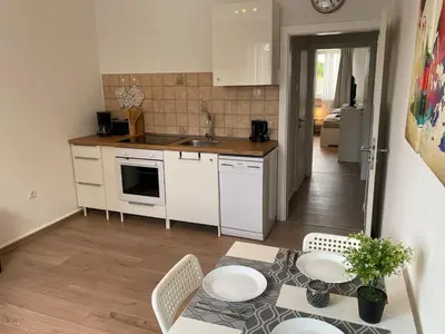 Küche/Küchenzeile in der Unterkunft Worker Space Gelsenkirchen