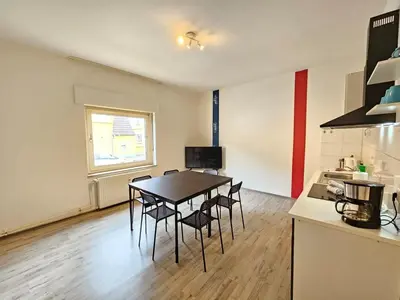 Küche/Küchenzeile in der Unterkunft homes of ruhr - Monteurwohnung Schranke