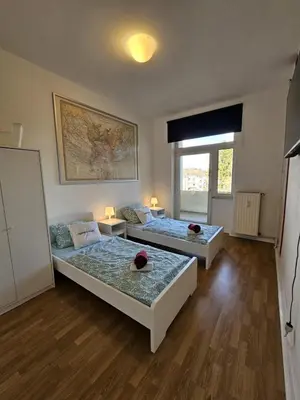 Ein Bett oder Betten in einem Zimmer der Unterkunft homes of ruhr - Apartment Zeche