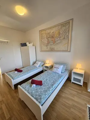 Ein Bett oder Betten in einem Zimmer der Unterkunft homes of ruhr - Apartment Zeche