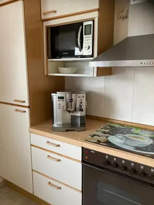 Küche/Küchenzeile in der Unterkunft Ferienwohnung - Monteurwohnung