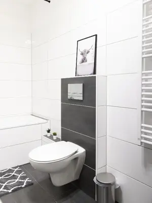Ein Badezimmer in der Unterkunft 2 BR with free parking and terrace