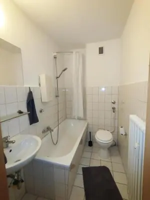 Ein Badezimmer in der Unterkunft homes of ruhr - Monteurwohnung Pütt