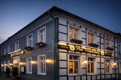 Das Gebäude in dem sich das Hotel befindet